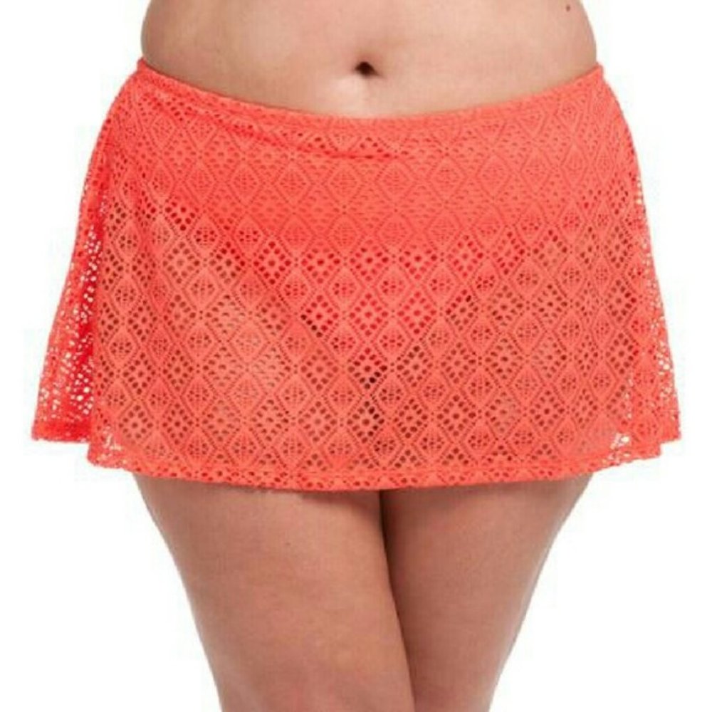 Catalina Crochet Skirted Swim Suit Bikini Bottom